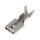 Steckverbinder flach crimp Flachsteckhülsen unisoliert 4,8x0,5mm für Leitung 1,5-2,5mm² 100 Stück