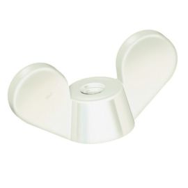 Kunststoff Flügelmutter M5 Nylon natur 10 Stück Typ 3