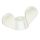 Kunststoff Flügelmutter M5 Nylon natur 10 Stück Typ 3