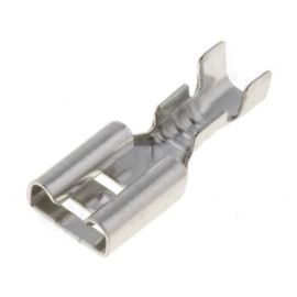 Steckverbinder flach crimp Flachsteckhülsen unisoliert 4,8x0,8mm für Leitung 1,5-2,5mm² 100 Stück