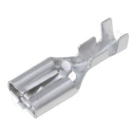 Steckverbinder flach crimp Flachsteckhülsen unisoliert 6,3x0,8mm für Leitung 1,0-1,5mm² 100 Stück