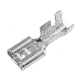 Steckverbinder flach crimp Flachsteckhülsen unisoliert 6,3x0,8mm für Leitung 4,0-6,0mm² 100 Stück