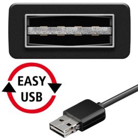 Wentronic USB Y-Kabel – 2x A-Stecker Auf Mini-B, 0,6m, Doppelt Geschirmt, Schwarz – Perfekt Für Externe Festplatten & Geräte