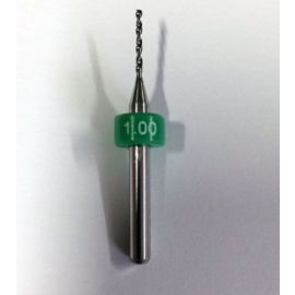Hartmetall-Bohrer 1,0mm verstärkter Schaft 1/8"