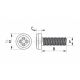 Kunststoffschraube transparent Polycarbonat M2,6 5mm...