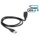 USB Shape Verlängerungskabel A Stecker auf A...