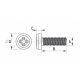 Kunststoffschraube transparent Polycarbonat M3 18,0mm Kreuzschlitz 100 Stück