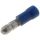 Steckverbinder Rundsteckhülsen Stecker blau 4mm für Leitung 1,5-2,5mm² 100 Stück