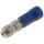 Steckverbinder Rundsteckhülsen Stecker blau 5mm für Leitung 1,5-2,5mm² 100 Stück
