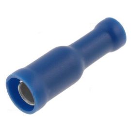 Steckverbinder Rundsteckhülsen Hülse blau 4mm für Leitung 1,5-2,5mm² 100 Stück