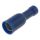 Steckverbinder Rundsteckhülsen Hülse blau 5mm für Leitung 1,5-2,5mm² 100 Stück