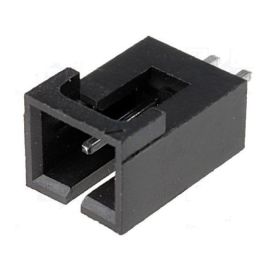 Pinheader Stiftleisten mit Rastnase THT Raster 2,54mm 2-polig gerade 50 Stück