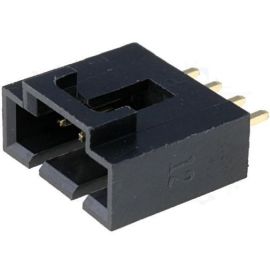 Pinheader Stiftleisten mit Rastnase THT Raster 2,54mm 4-polig gerade 25 Stück
