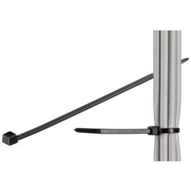 100 Stück Kabelbinder Länge 200mm Breite 3,6mm schwarz