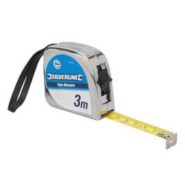 Bandmaß 3m Länge 16mm breit mit Schlaufe und Gürtelklemme