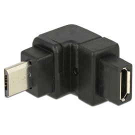Micro USB Adapter abgewinkelt oben micro-B Buchse auf Stecker