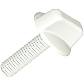 Kunststoff Flügelschraube M4x40 Nylon natur 10 Stück