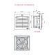 Schaltschrank Lüfter 230V 124x124mm 19W 52m³/h IP54 STEGO 01871.0-30 inside