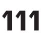 MX Startnummern Set Two Series Standard schwarz 16x7,5cm...