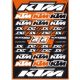 MX Enduro Aufkleber Sponsoren Sticker vorgestanzt KTM 2015