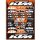 MX Enduro Aufkleber Sponsoren Sticker vorgestanzt KTM 2015