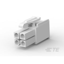 Steckverbinder Mini Universal MATE-N-LOK Stecker Gehäuse 4-polig RM4,14mm