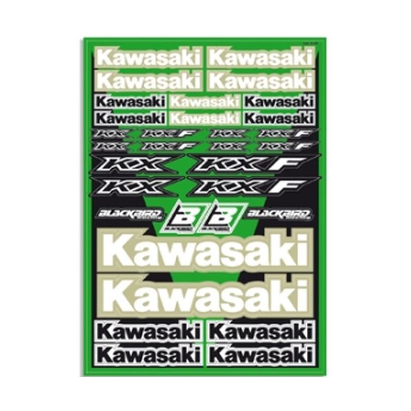 MX Enduro Aufkleber Sponsoren Sticker vorgestanzt Kawasaki